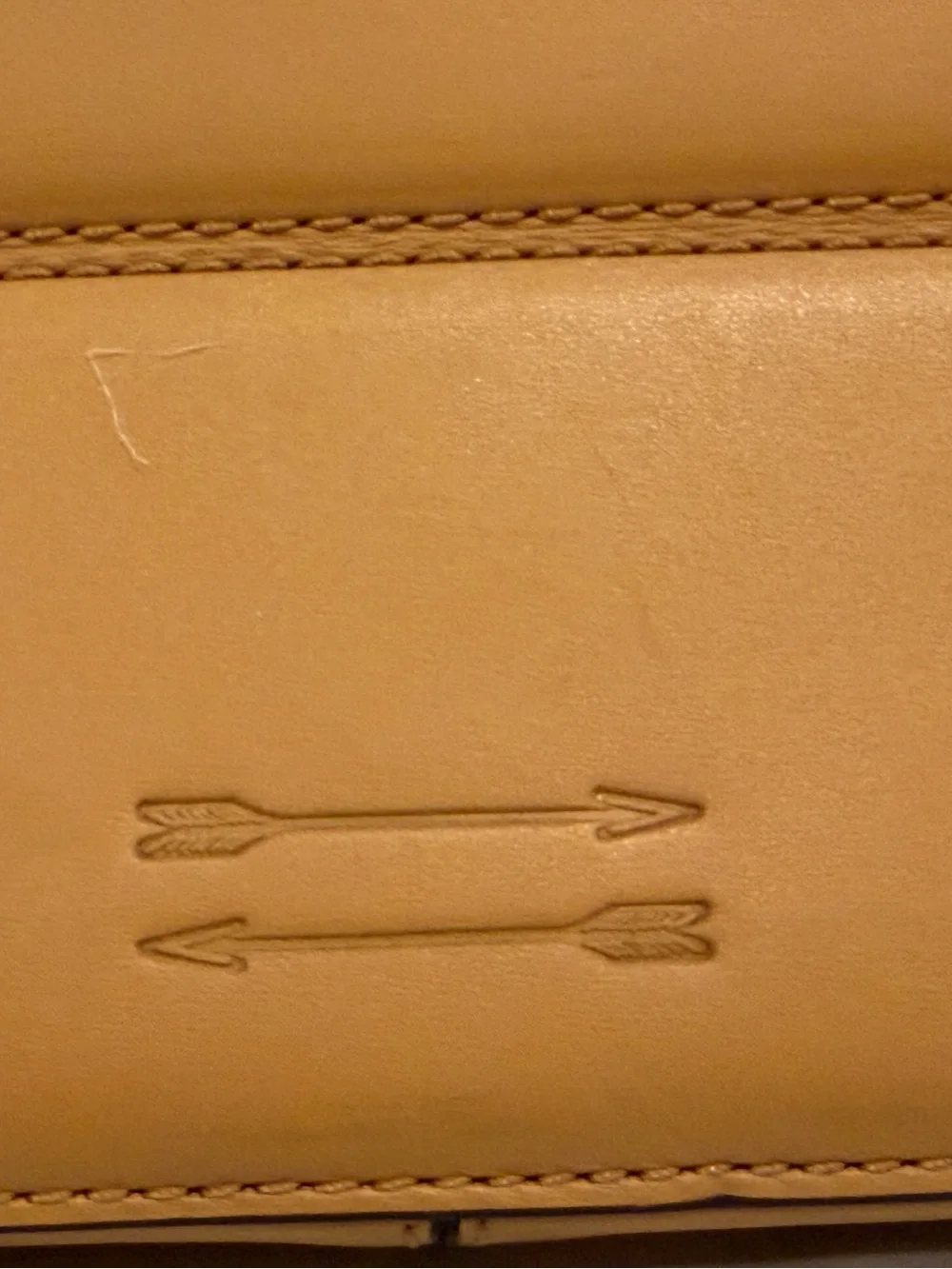 16” x 11” Genuine BEN MINKOFF Tan Camel Leather Laptop Briefcase Bag